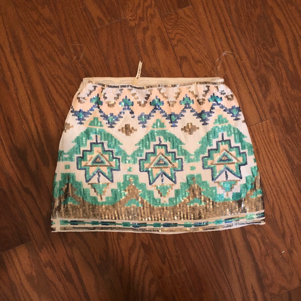 Sequin Mini Skirt